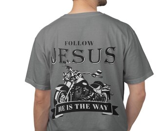 Koszulka z cytatem Jesus Bikers | Koszulka z wiarą dla motocyklistów
