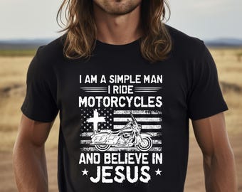 Koszulka motocyklowa Christian T-shirt | Simple Man, koszulka motocyklowa