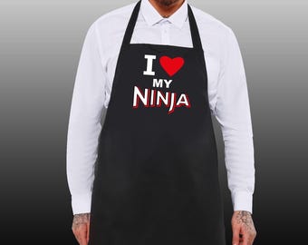 I Love My Ninja Apron