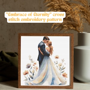 Disegno a punto croce per matrimonio, punto croce moderno, ricamo per matrimonio, schema a punto croce per matrimonio, miglior regalo di nozze