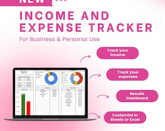 Einkommens- und Ausgaben-Tracker für den persönlichen und geschäftlichen Gebrauch