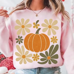Leopard Pink Pumpkin Png, Boho Floral Fall Png, Retro Fall Png, Autumn Vibes Png, Pumpkin Season Png, Leopard Pumpkin Png, Fall Sublimation