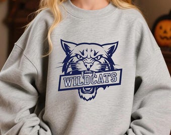Wildcats Head PNG: School Spirit Cutfile for Cricut (Digital Download