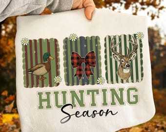 Preppy Camo Bow Hunting Season PNG, Duck, Deer (Digital Download)