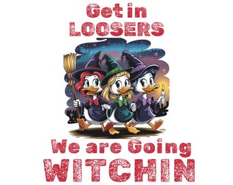 ¡Entra, perdedor! ¡Nos vamos a brujear! PNG: Diseño de Halloween de Hocus Pocus (Descarga digital)