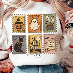 Retro Halloween Cat Ghost PNG: Spooky Girly Fall Design (Digital Download