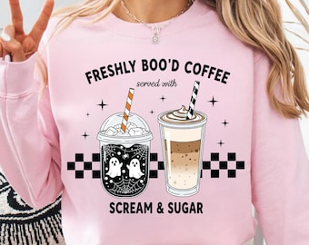 Café recién hecho PNG: Diseño digital de Halloween espeluznante (descarga digital)