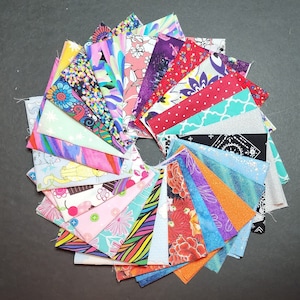 Mystery 10 inch Fabric Quilting Squares (25 in total)