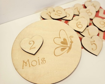 Carte étapes bébé