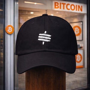 Gorra Bitcoin Dad | Gorra Satoshi | Gorra Cripto | Gorra Bordada | Gorra de Béisbol de Criptomonedas | Gorra con el Logo de BTC | Gorra Stack Sats | Suministros Satoshi