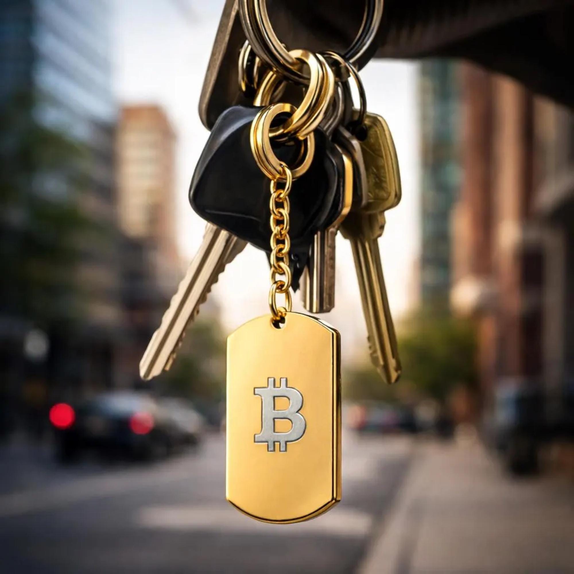Bitcoin keychain - Etsy.de