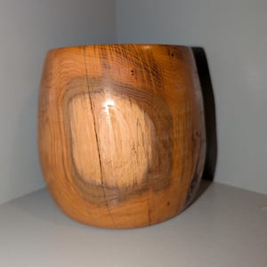 Hand turned bowl made from yew.
