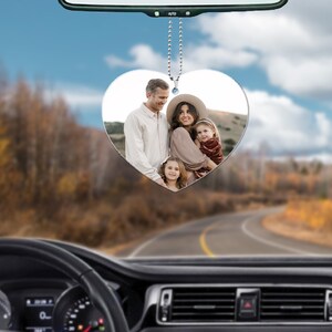 Custom Car Mirror Ornament Gift, Drive Safe Gift, Custom Ornament Gift, Personalized Car Ornament Gift,  Custom Photo Gift, Pet Lover Gift