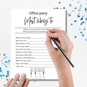 Editable Office Party Games | Work Party Games | Team Meeting | Work Happy Hour Idea | Staff Appreciation Activities | Printable Bundle