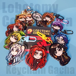 Lobotomy Corporation | Sephirah Keychain Gacha | Two Sided Epoxy | Project Moon, game, charm, Sephirah