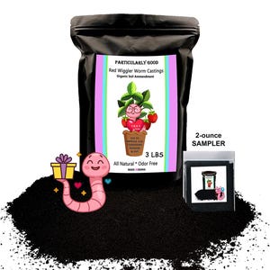 Compost-Free Organic Worm Castings: Clean-Screened Soil Amendment for Aspiring Ashes