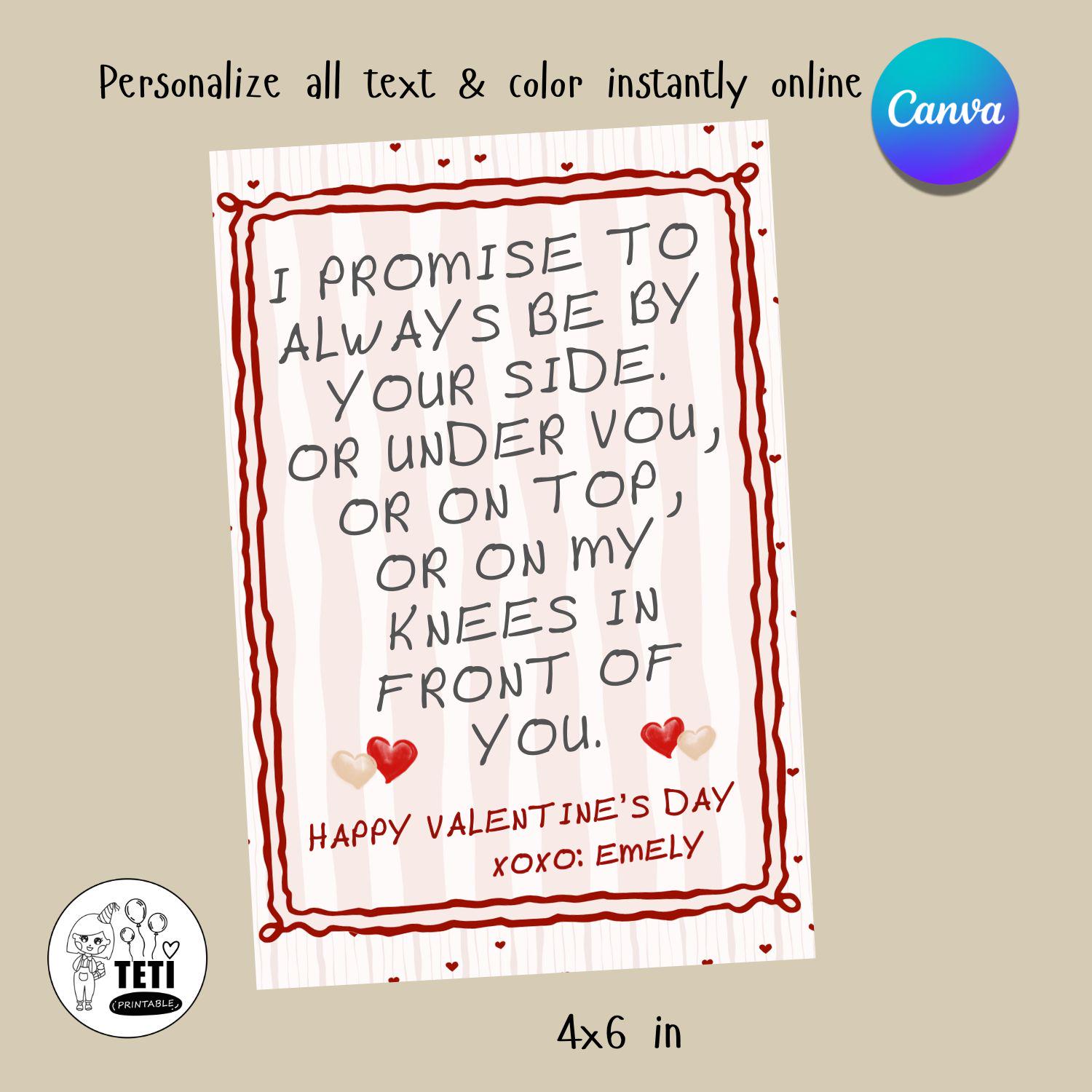 Promised Card A Promise Card
