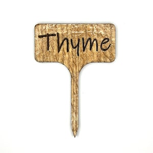 Thyme Herb Garden Signs - Closeout