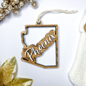 Custom Arizona Cutout Ornament