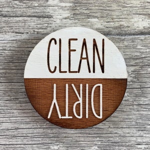 Dirty / Clean Refrigerator Magnet