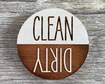 Dirty / Clean Refrigerator Magnet