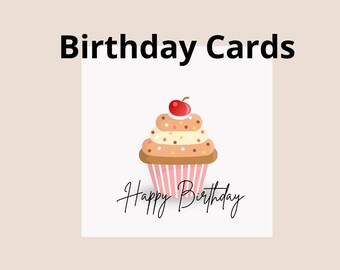 Carte d'anniversaire numérique