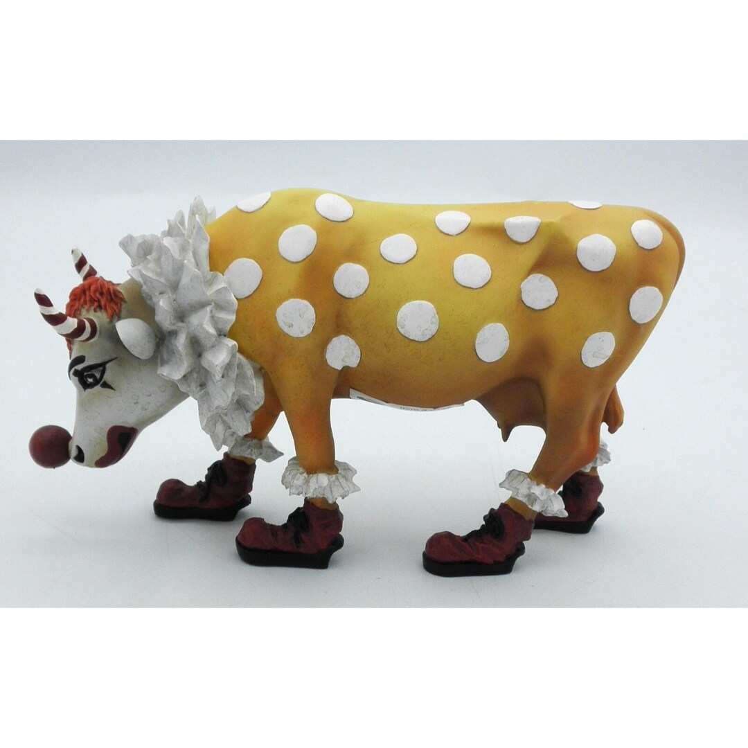 Cow Parade You Can't Have A Parade Without a Clown 9128 No Box