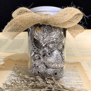 Customized Mystery Jewelry Jar Vase 250ml - All Wearable Jewelry Mixed Lots 20-30 pics Silver Tone Fairycore