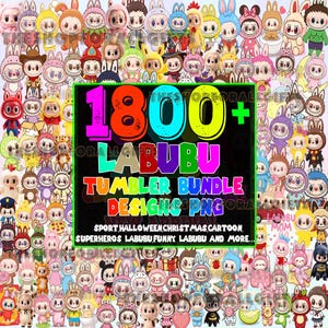 1800+ Labubu Design PNG Bundle , Kawaii Cute Digital Stickers ,cute labubu png , labubu figures Art , labubu download , Labubu PNG Clipart