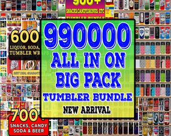 Tumbler Wrap Design Bundle: Sublimation Graphics (Digital Download)