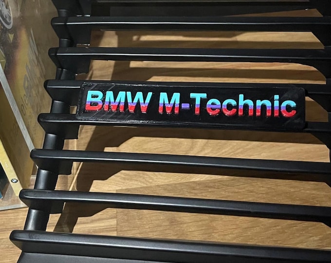 Bmw E30 M-Tech grill badge / emblem (3 color)