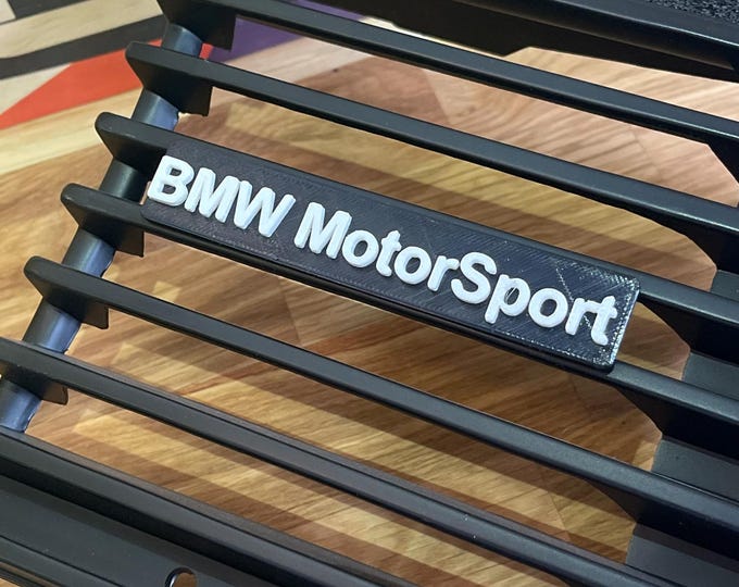 Bmw E30 BMW MotorSport grill badge / emblem