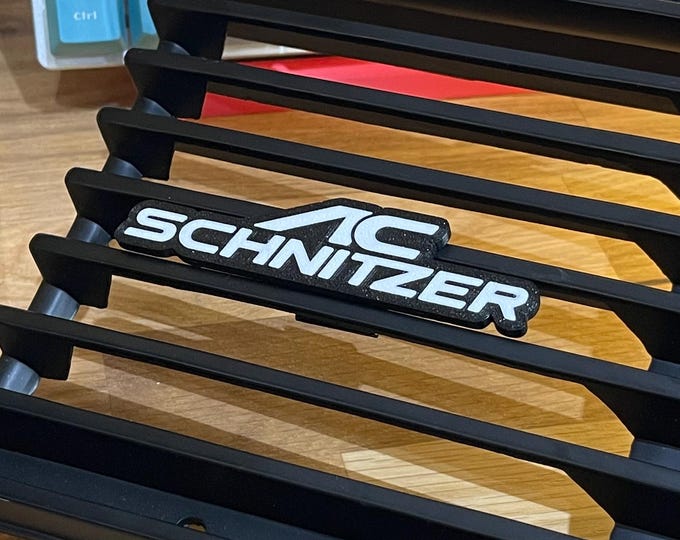 Bmw E30 AC Schnitzer grill badge / emblem