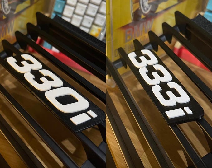 BMW E30 333i/330i Grill Badge