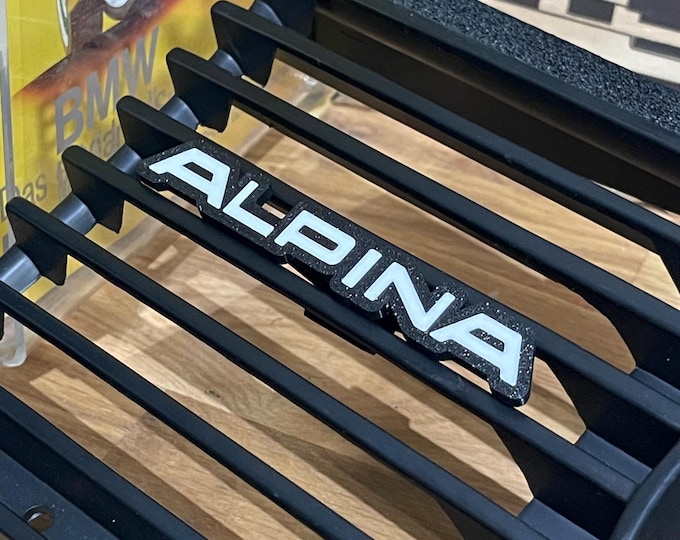 BMW E30 "Alpina" Front Grill Badge