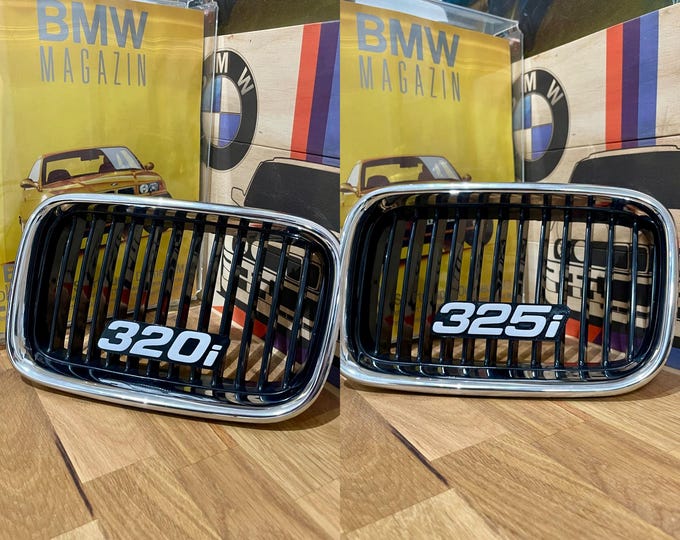 BMW E36 325i / 320i Grill Badge – Custom Front Emblem