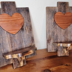 Wall hanging candle sconces