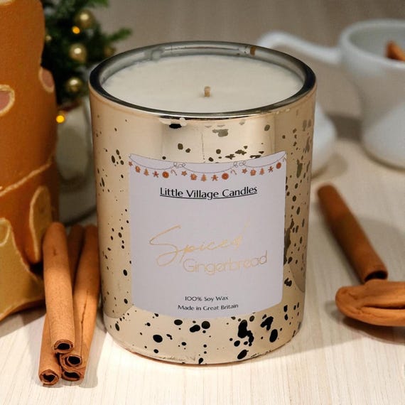 Spiced Gingerbread Christmas Candle