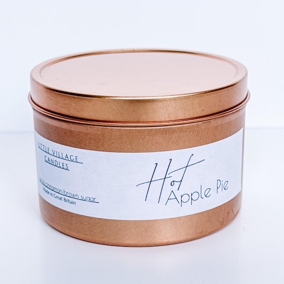Autumn Candles - Hot Apple Pie - Rose Gold Tin