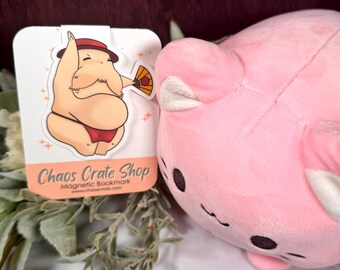 Radish Spirit |  Anime Inspired Magnetic Bookmark,  Laminated