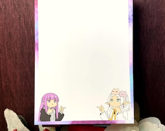 Fern and Frieren Anime Memo Pad  – Gotcha , 3.5" x 4.75" Stationery