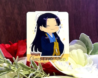 Master Jin.shi |  Anime Inspired Magnetic Bookmark,  Laminated