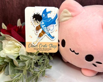 Ken |  Anime Inspired Magnetic Bookmark,  Laminated