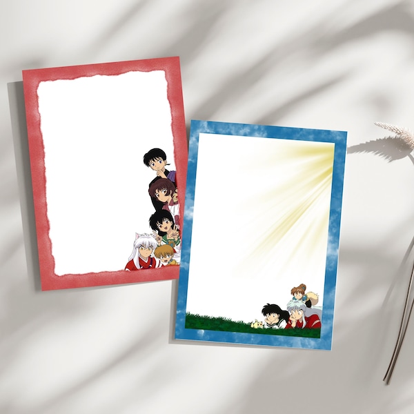 Demon Dog Anime Memo Pad – Inuyasha Crew, 3.5" x 4.75" Stationery