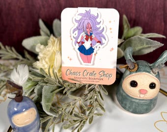 Android Cosplay |  Anime Inspired Magnetic Bookmark,  Laminated