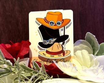 The Sworn Brothers  |  Anime Inspired Magnetic Bookmark,  Laminated