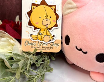 Kon |  Anime Inspired Magnetic Bookmark,  Laminated