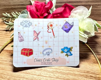 Frieren | Anime Inspired Matte Vinyl Laminated Stickers [ 2 Sheets]