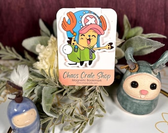 Chopper Gir |  Anime Inspired Magnetic Bookmark,  Laminated