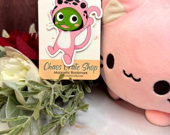 Frosch |  Anime Inspired Magnetic Bookmark,  Laminated